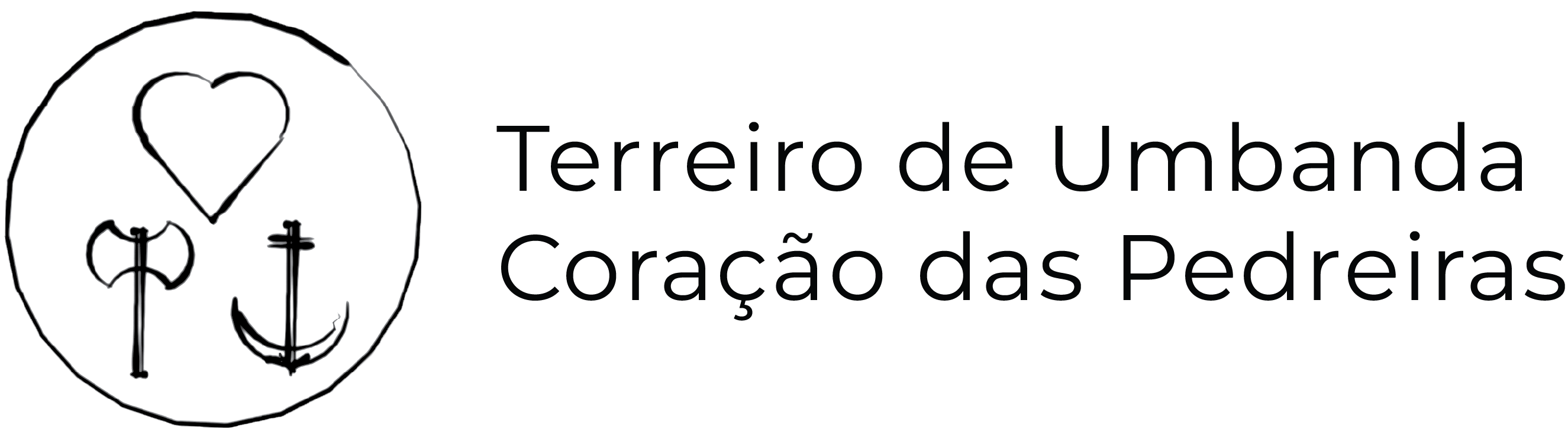 Logo Terreiro de Umbanda Coração das Pedreiras